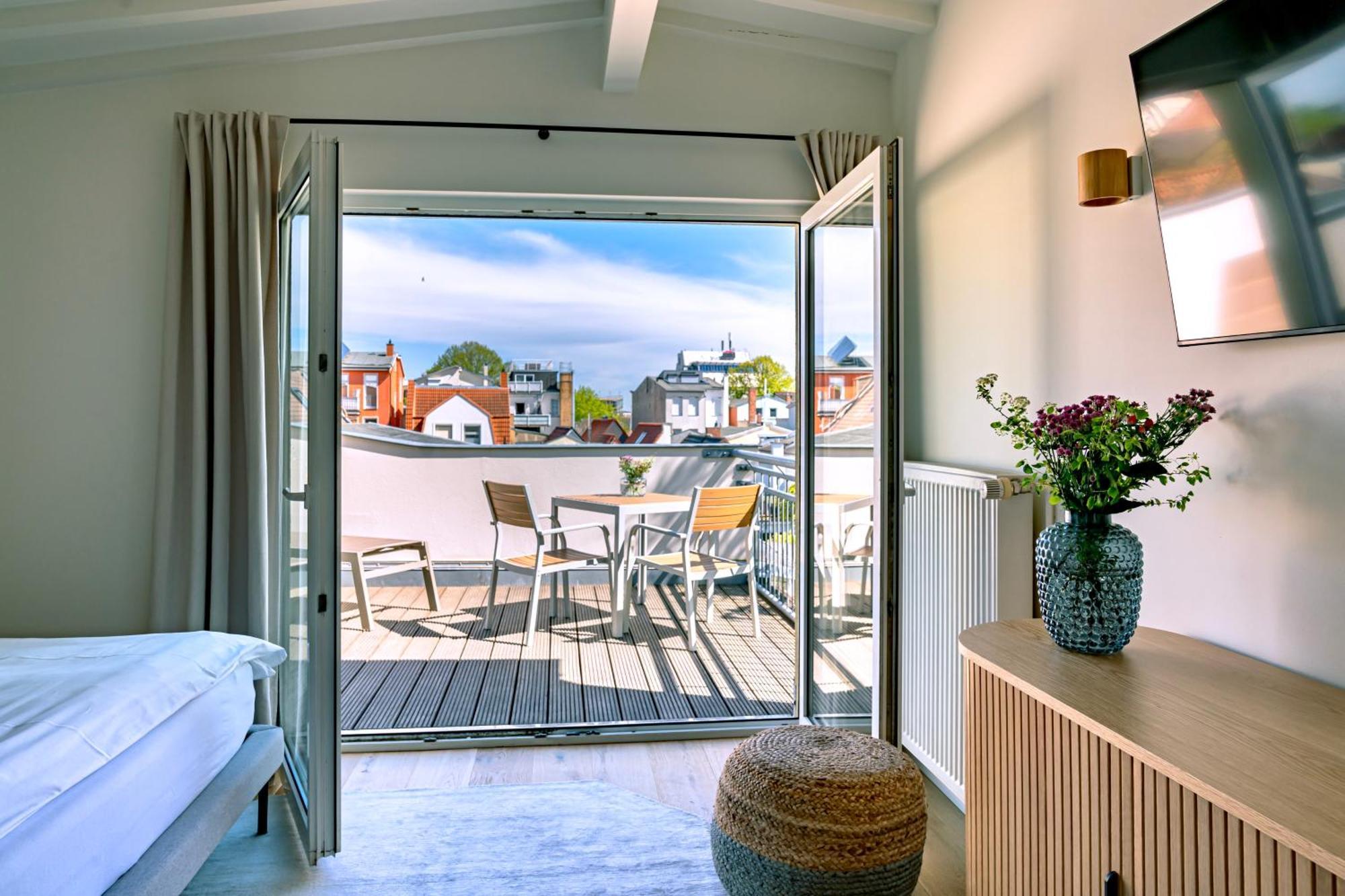 Kapitaenshaus Friedrich Franz - Premium Apartments 200 Meter Vom Strand Und Alten Strom Rostock Kültér fotó