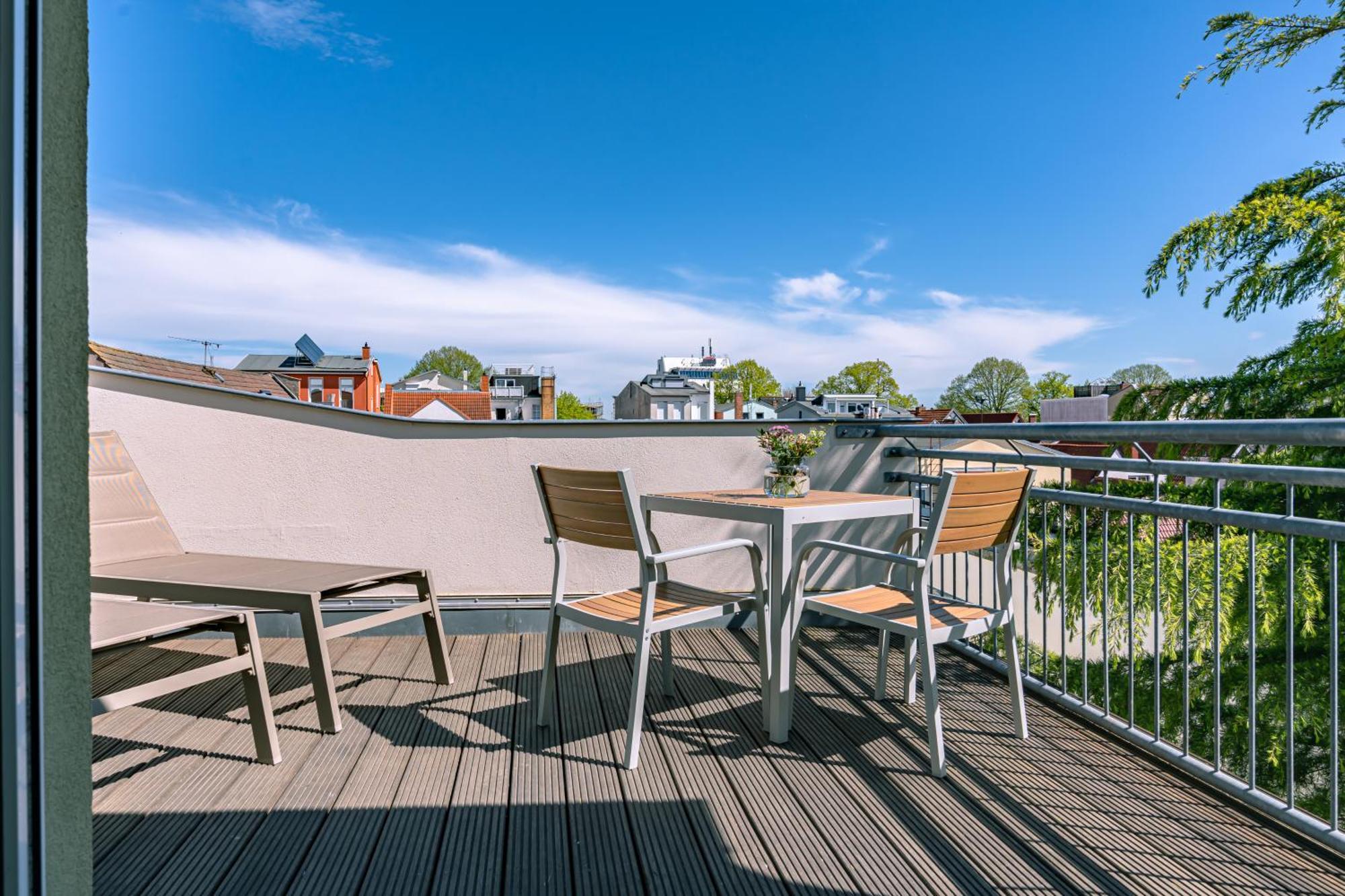 Kapitaenshaus Friedrich Franz - Premium Apartments 200 Meter Vom Strand Und Alten Strom Rostock Kültér fotó